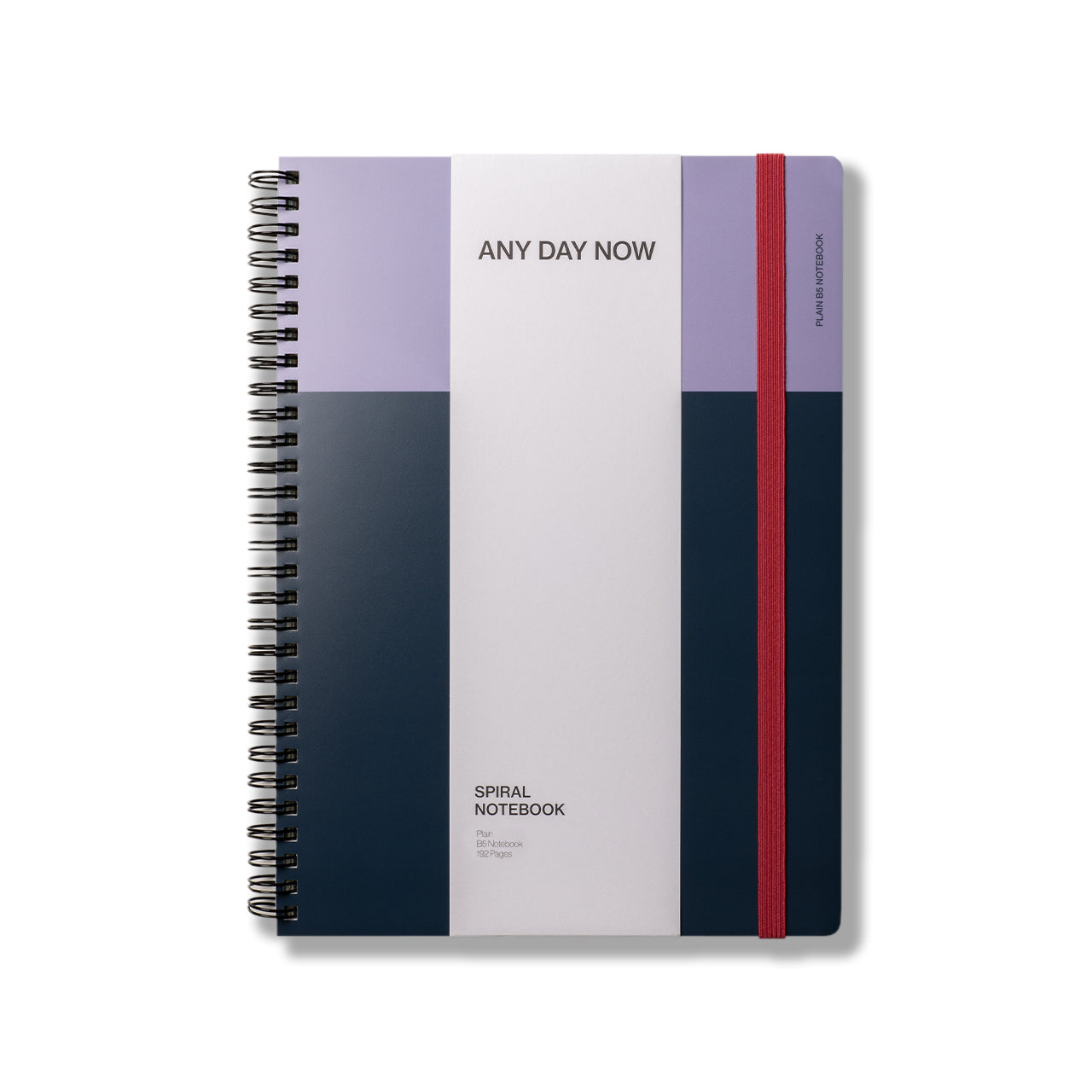 Spiral Bright Notebook B5 Plain - 80 Sheets College Ruled Paper for School, Office & Journaling - Durable Wire Bound Notebook for Note Taking, Writing & Sketching