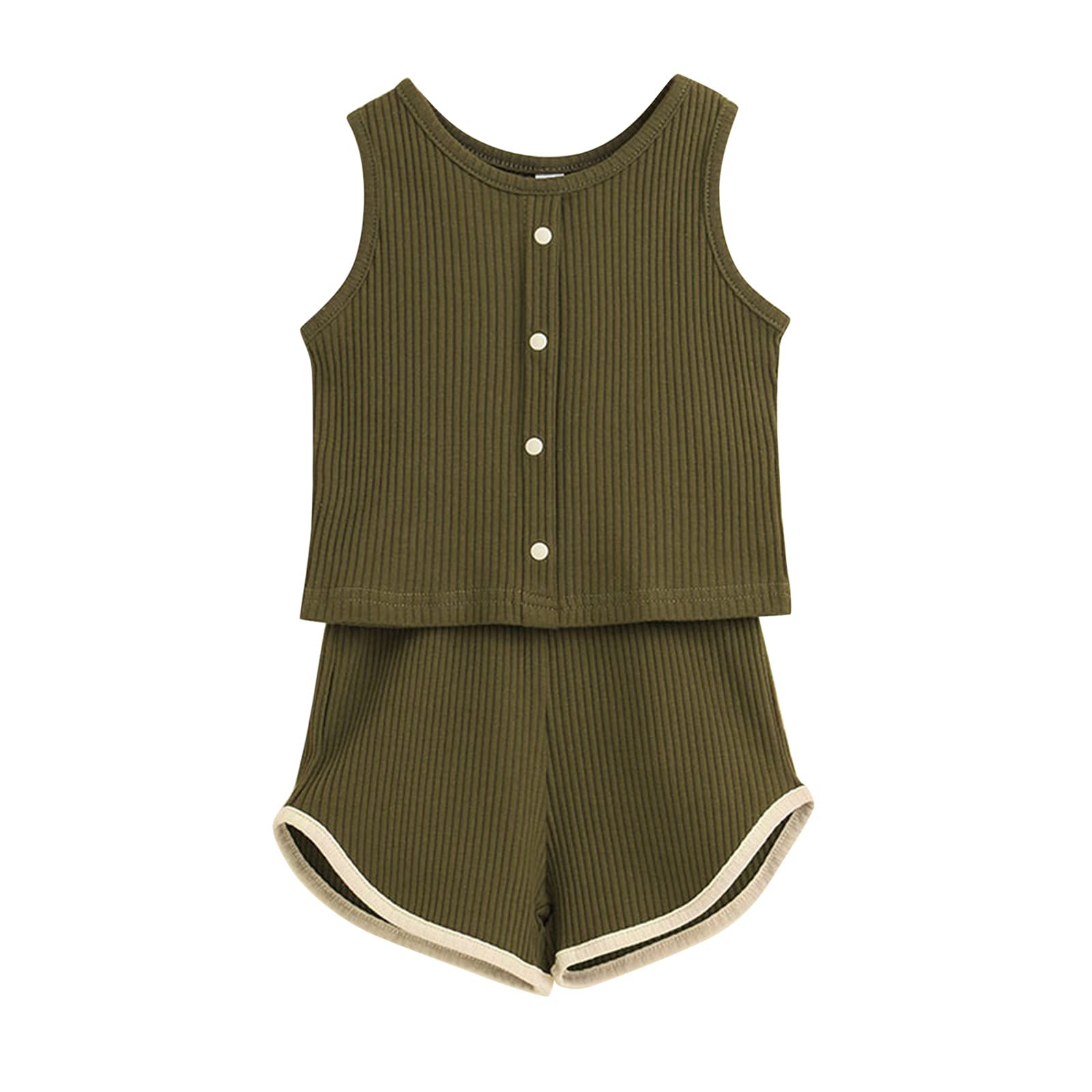 **6M-4 Years Baby Boy Outfits - Boho Style Tank Romper & Shorts Set - Cute Summer Clothes for Toddlers - Perfect for Beach, Playdates & Outdoor Adventures**