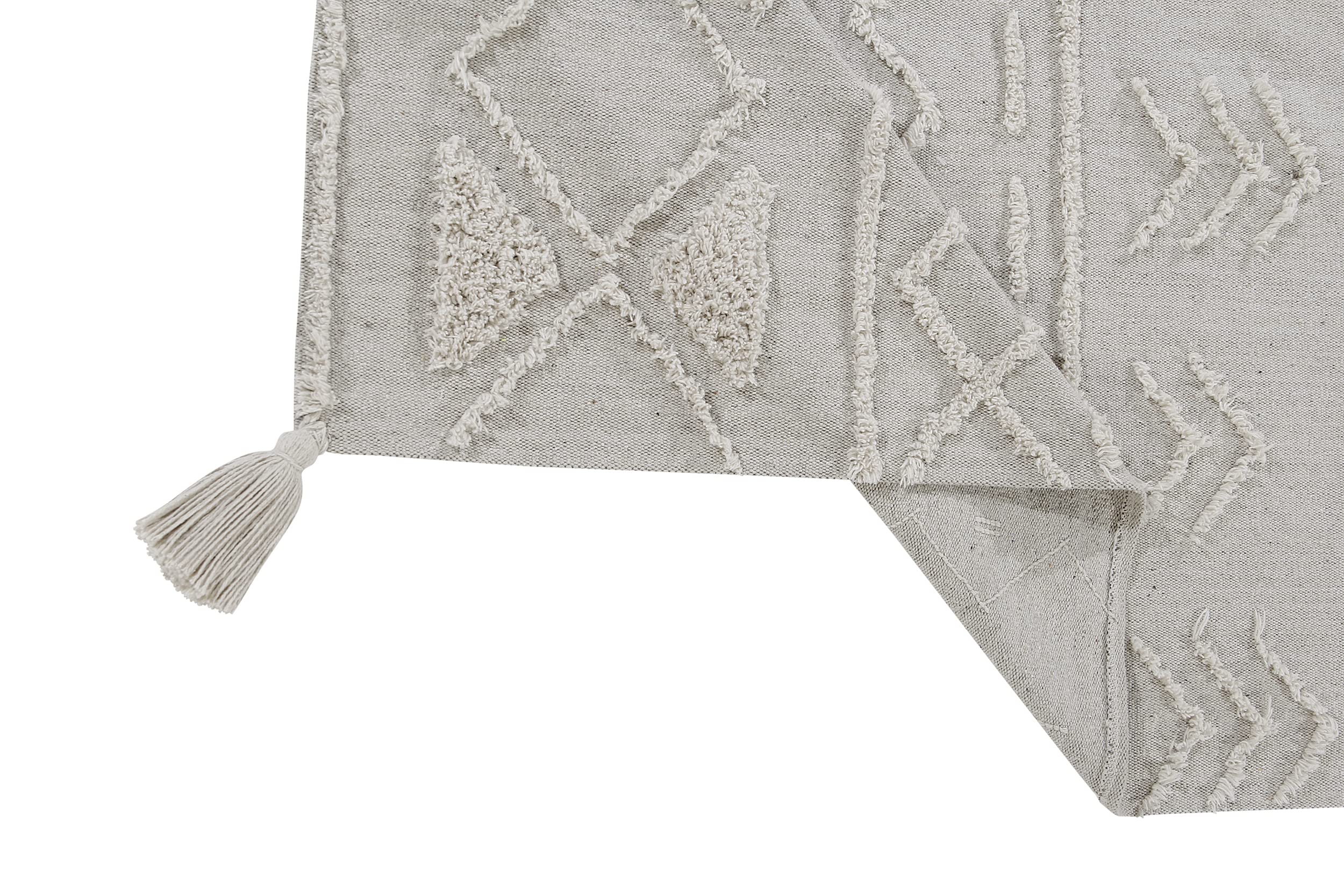 Lorena Canals USA Washable Rug - Tribu Natural Collection | Eco-Friendly, Machine Washable Area Rug for Living Room, Bedroom & Nursery