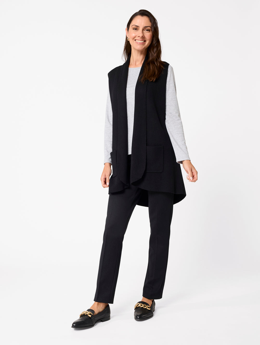 Rome Slim Leg Pant for Women - High Waisted Stretch Skinny Pants - Office Work & Casual Wear