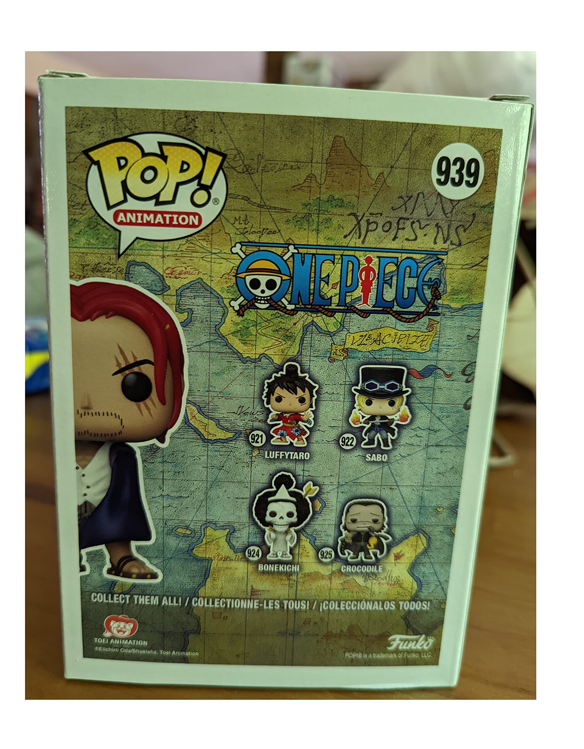 Funko Pop! Shanks Chase Exclusive Vinyl Figure - One Piece Anime Collectible for Fans - Perfect for Display, Gifts, and Anime Collections
