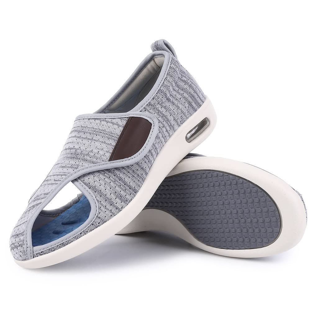 Diabetic Shoes for Women with Swollen Feet - Wide Width Adjustable Breathable Sneakers for Elderly & Edema Relief - Perfect for Walking, Daily Comfort & Foot Care