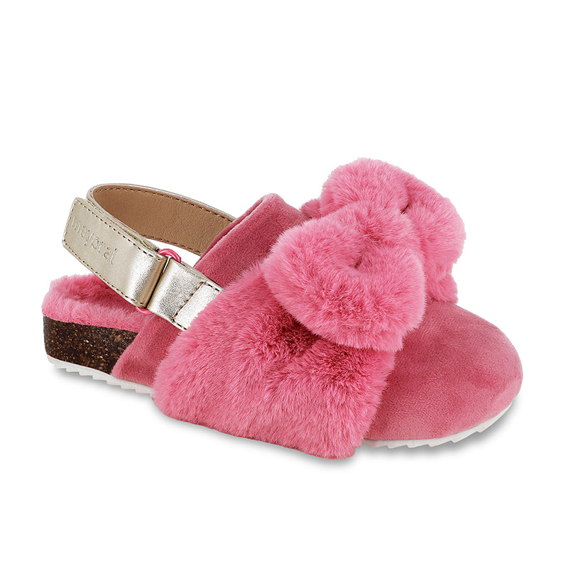 Mayoral Women's Fur Heart Slides - Soft Plush Slippers with Cute Heart Design, Comfortable House Shoes for Women (Assorted Colors) | Perfect for Indoor Lounging, Spa Days & Cozy Home Wear