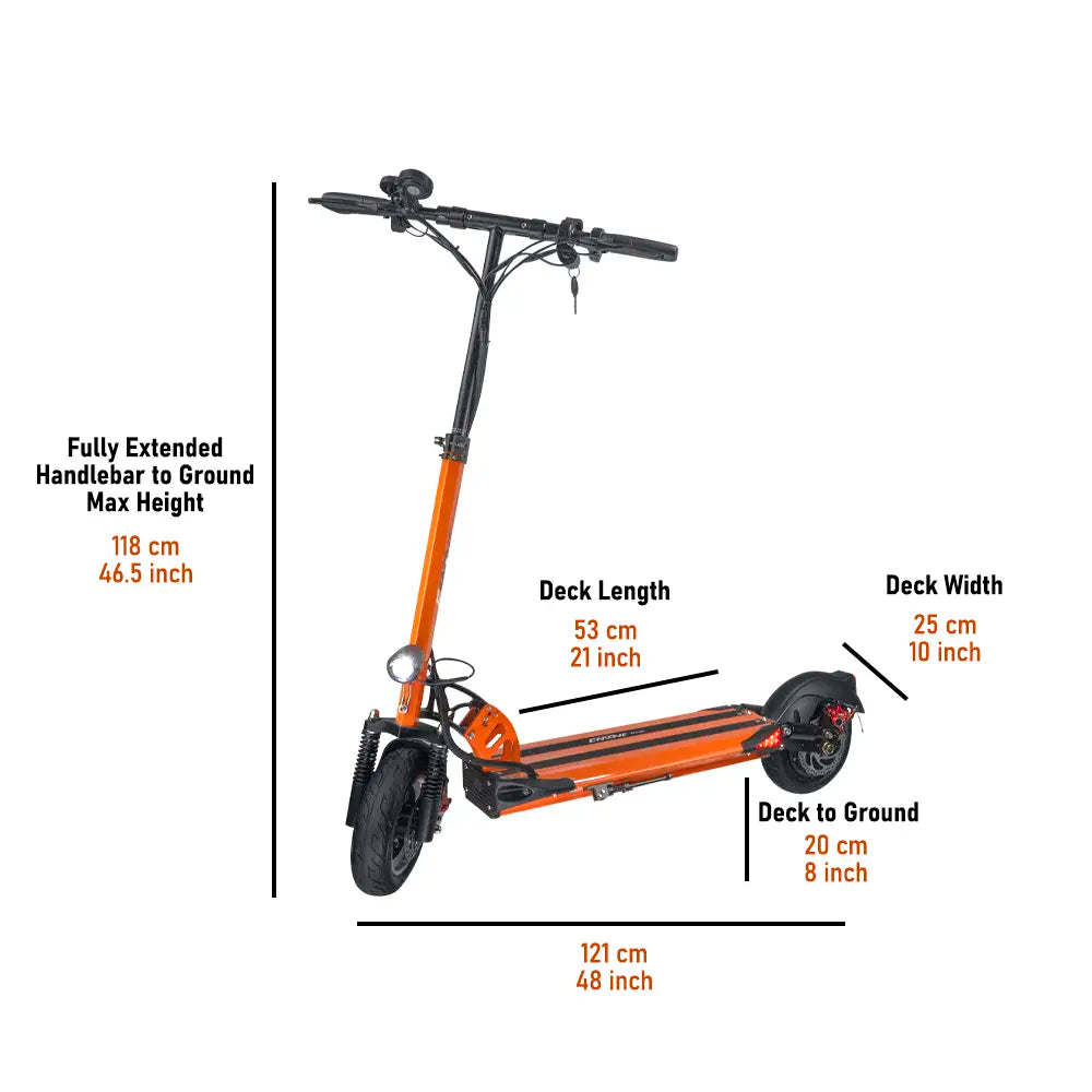 EMOVE Cruiser S 52V Dual Suspension Long Range Electric Scooter for Adults - 60+ Miles Range, 30MPH Speed - Perfect for Commuting & Urban Travel