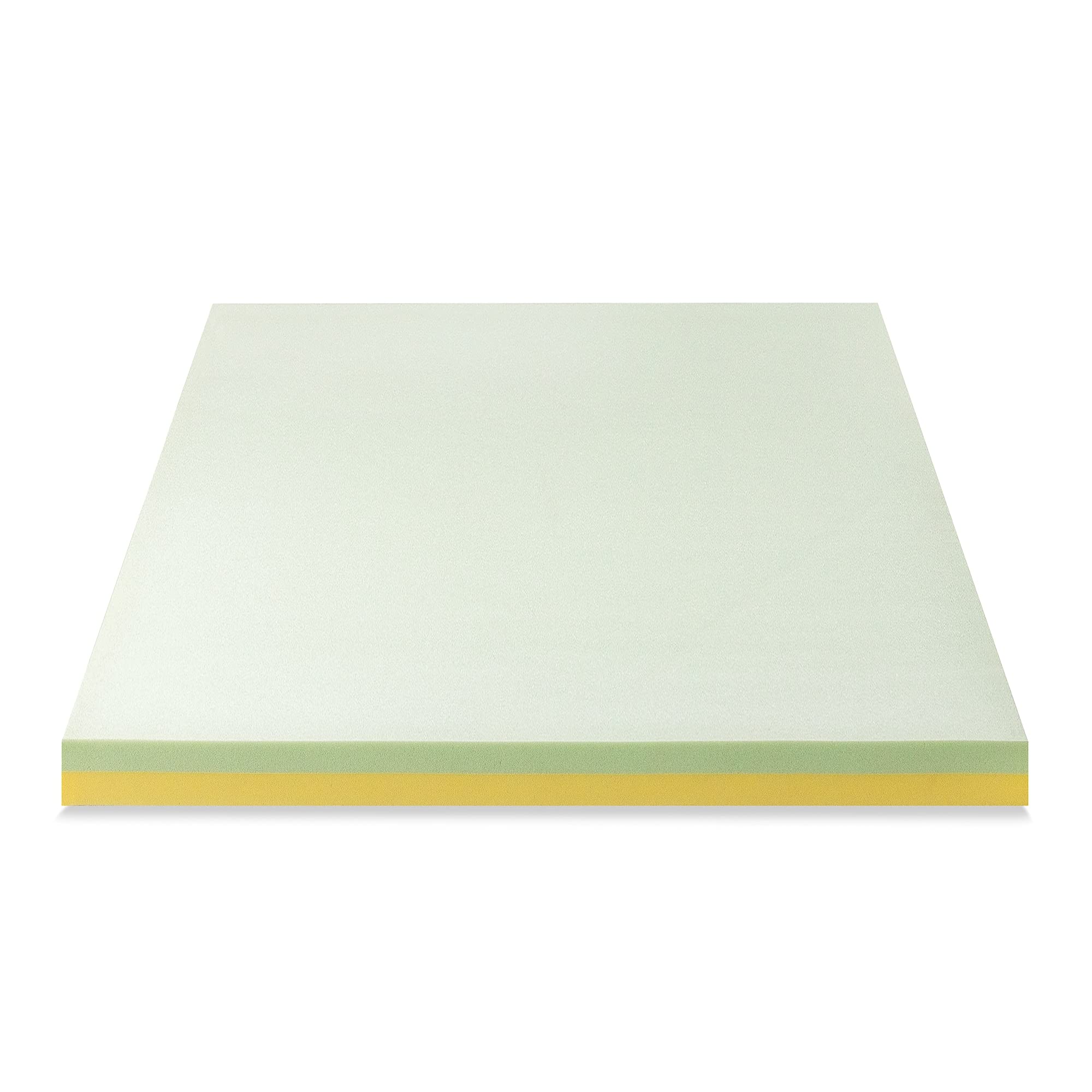 ZINUS 4 Inch Green Tea Memory Foam Mattress Topper - Twin Size, Pressure Relieving & Lumbar Support, CertiPUR-US Certified for Back Pain Relief | Perfect for Guest Beds, Dorm Rooms & Home Comfort Upgrade