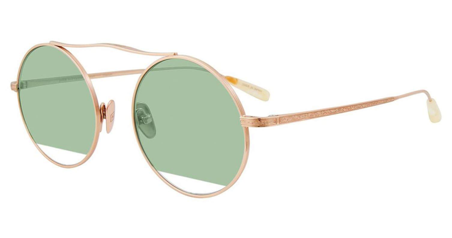 John Varvatos V 536 Gold Sunglasses - Polarized UV Protection Aviator Style for Men & Women | Perfect for Driving, Beach & Outdoor Activities