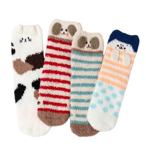 W Fuzzy Socks C