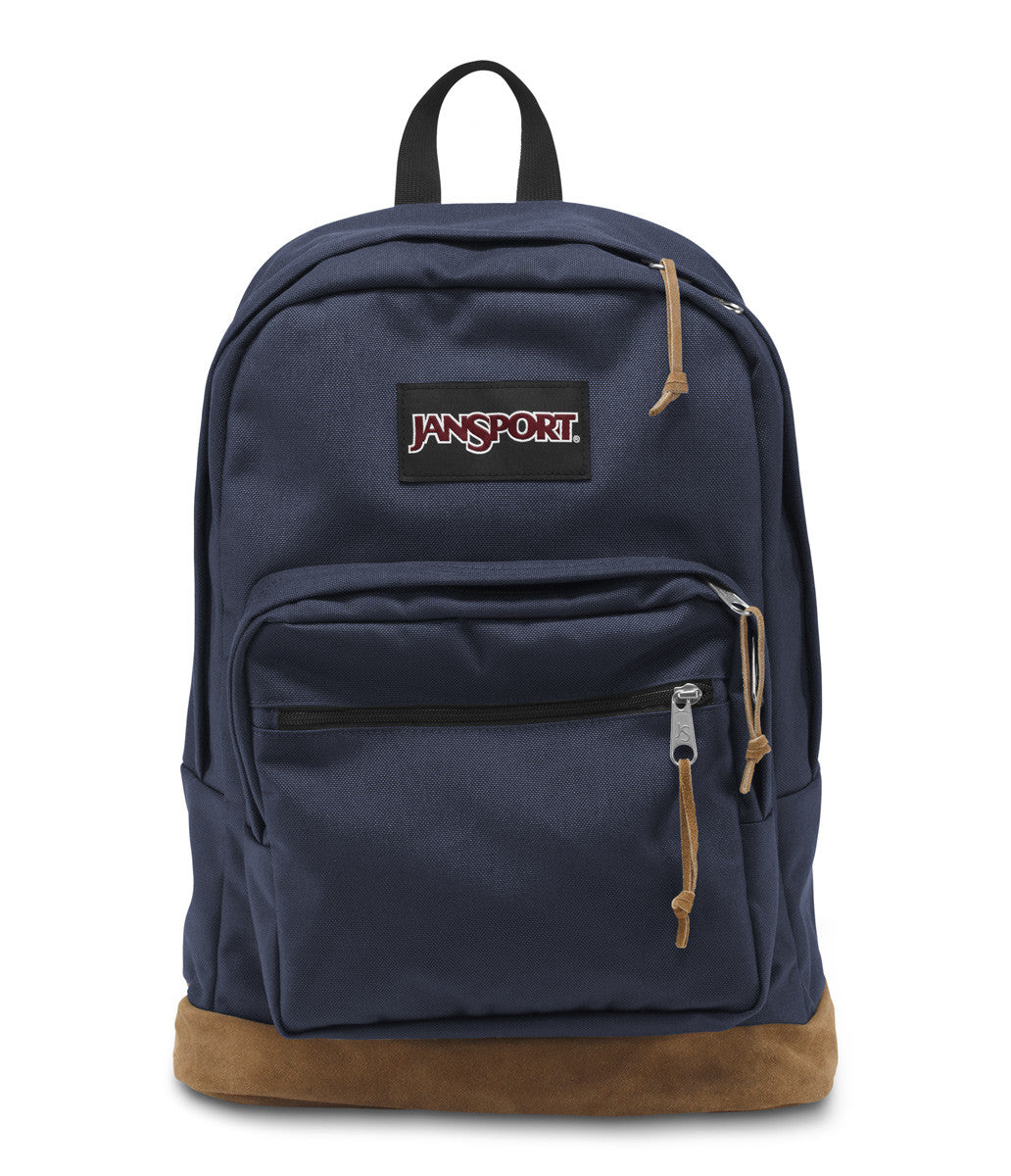 JanSport Right Pack Backpack - Navy Blue School & College Backpack for Students, Travel & Everyday Use