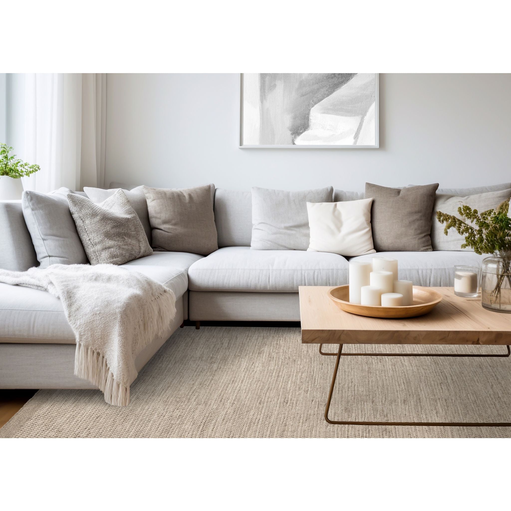 5x8 Ascent Area Rug - Soft Non-Slip Living Room Rug for Home Decor, Bedroom, Office | Perfect for Cozy Spaces & High Traffic Areas