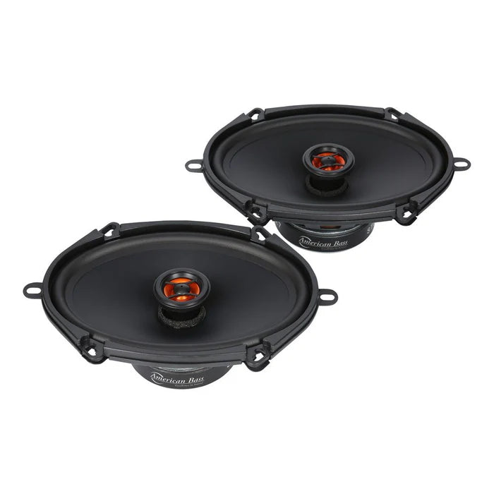 American Bass Studio 5x7 Coaxial Car Speakers - 60 Watts RMS Power - Premium Sound for Trucks, SUVs & Custom Car Audio Systems