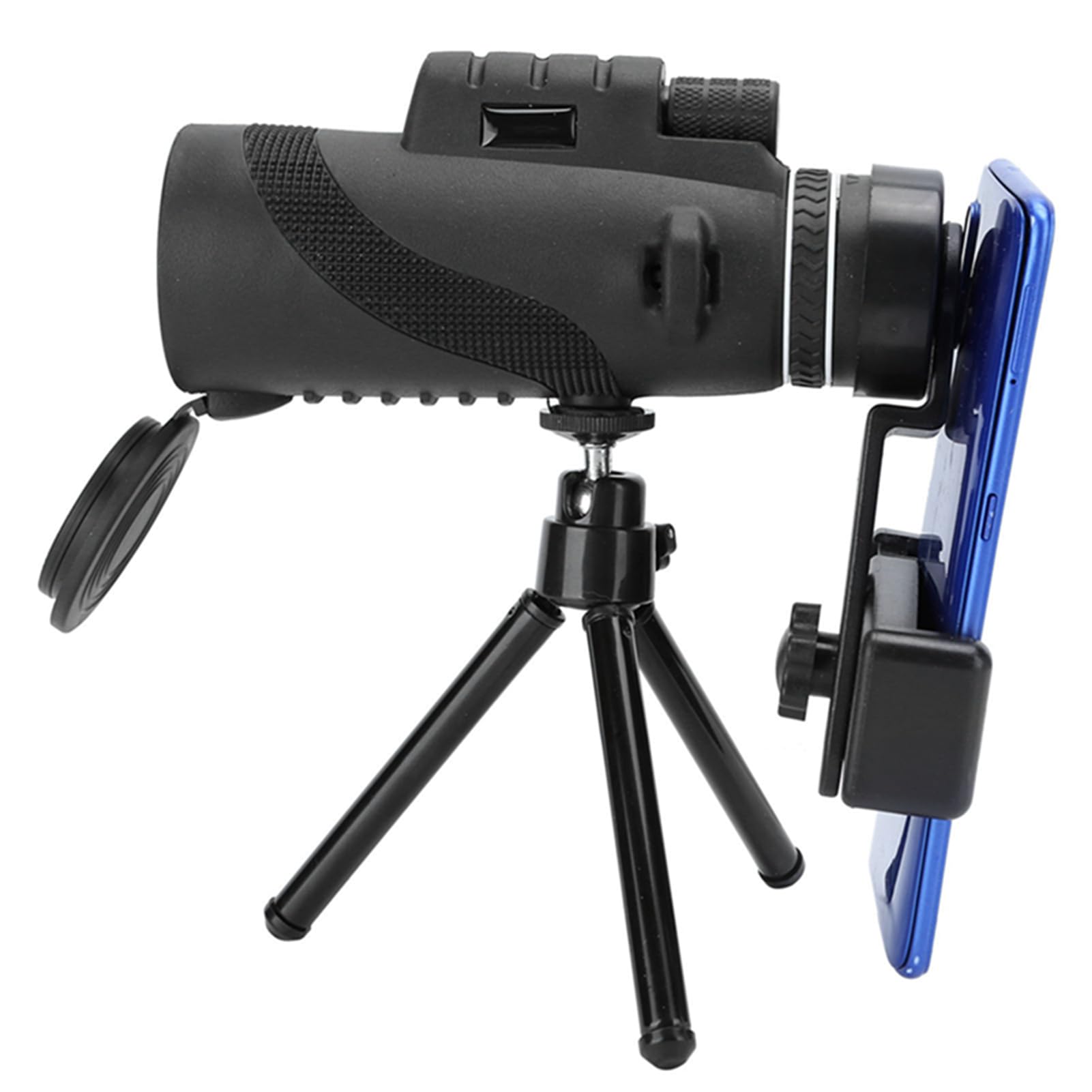 50x60 HD Waterproof Monocular Telescope with Universal Phone Holder & Tripod - Perfect for Camping, Hunting, Bird Watching & Outdoor Adventures