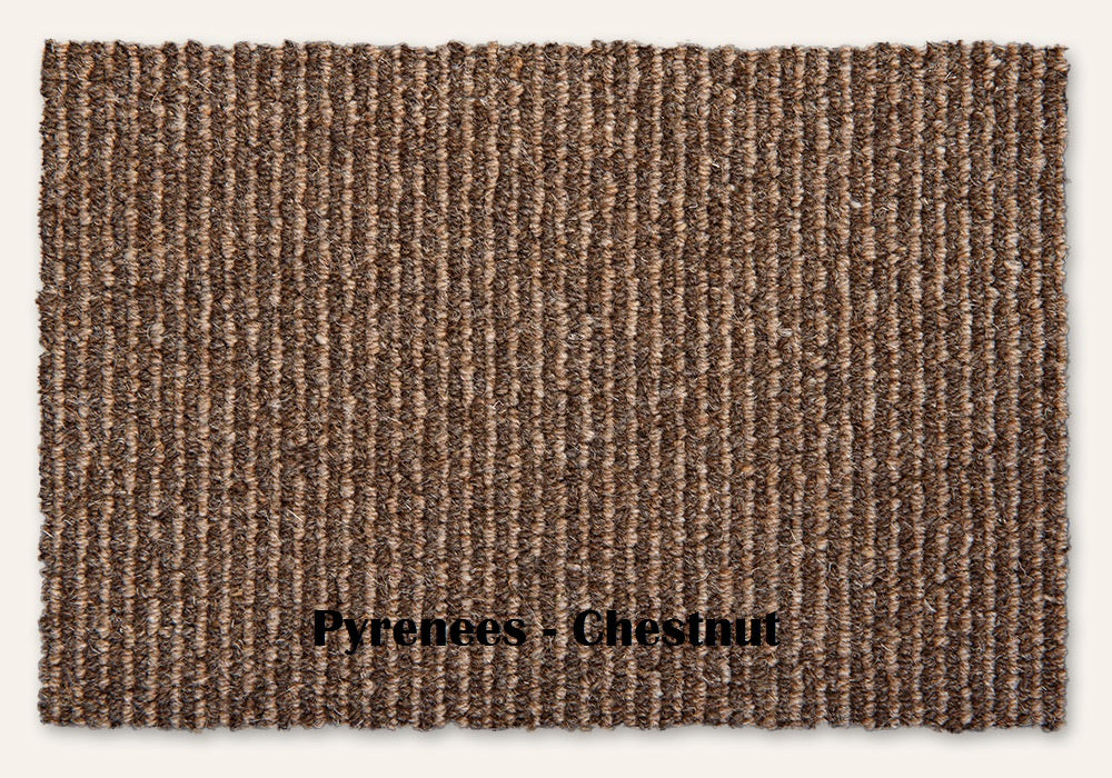 EarthWeave Bio Floor Natural Wool Carpet - Eco-Friendly Pyrenees Wool Rug - 12ft Wide Area Rug for Living Room, Bedroom & Nursery - Soft & Sustainable Floor Covering
