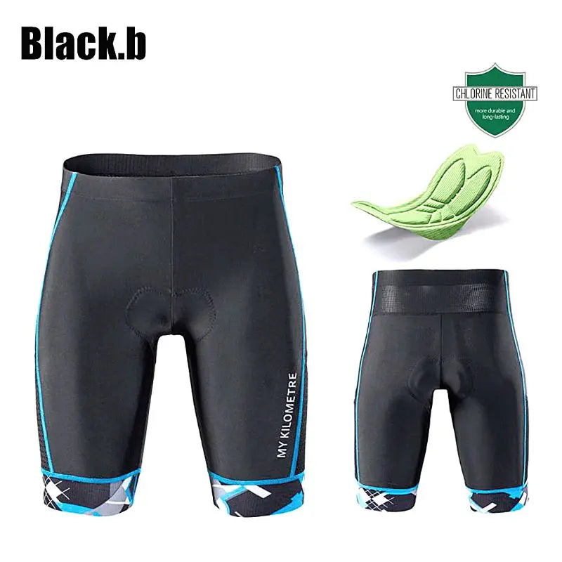 Men's Triathlon Cycling Shorts - Quick Dry, Comfortable & Breathable for Swim, Bike, Run - Perfect for Triathlons, Training & Outdoor Sports