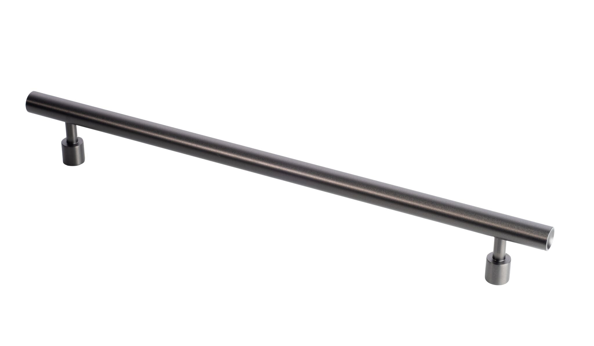 Lew's Premium Black Stainless Steel Cabinet Knobs and Drawer Pulls - Round Bar Series for Kitchen, Bathroom & Furniture Hardware (Set of 10) - Perfect for Modern Home Renovation and DIY Projects