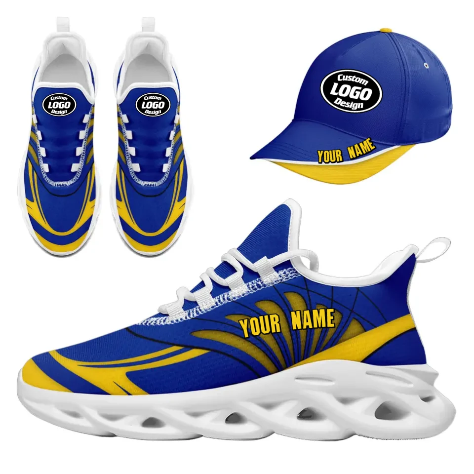 Custom Maxsoul Sneakers & Hat Combo Set - Personalized Athletic Shoes & Apparel for Gifts, Brand Promotion, Fan Festivals & Events - Perfect for Sports Enthusiasts, Streetwear Fashion & Corporate Giveaways