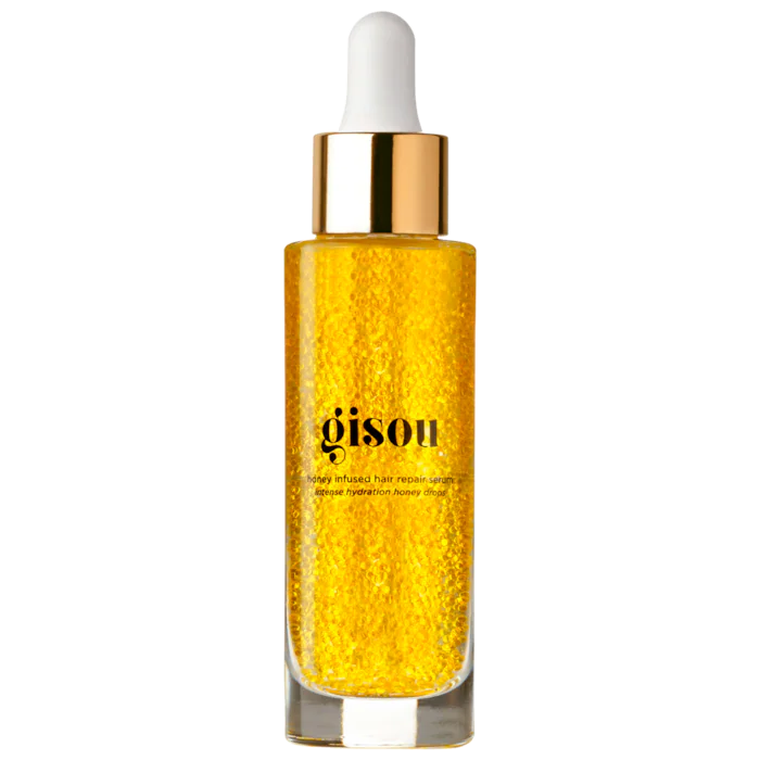 Gisou Honey Infused Hair Repair Serum - Deep Conditioning Treatment for Damaged Hair - Use for Daily Hydration, Split End Repair & Frizz Control