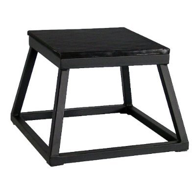 Premium Ader Black Plyometric Box - Heavy Duty Jump Training Platform for CrossFit, Home Gym & Athletic Conditioning - Ideal for Agility, Strength & Cardio Workouts