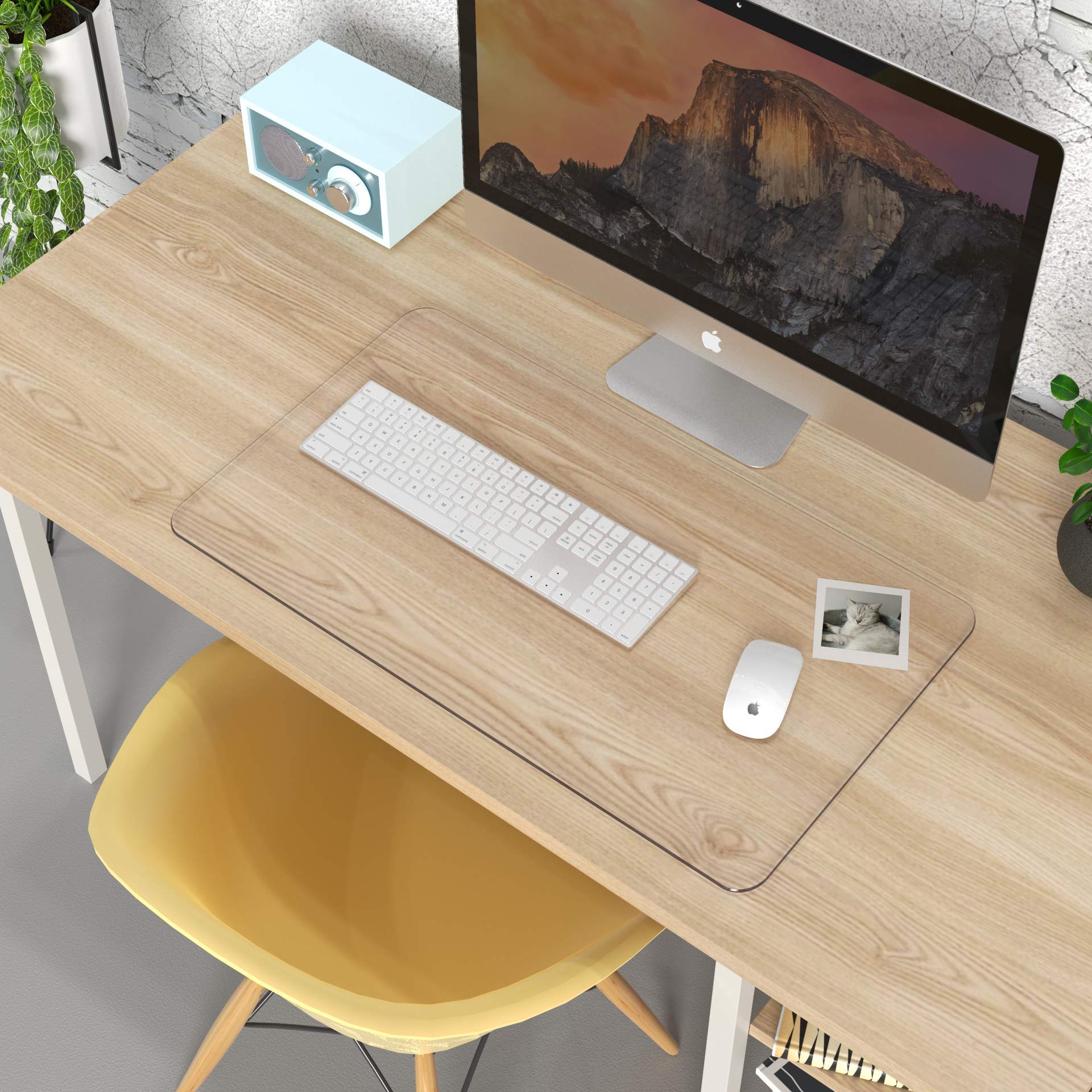 Oterri Clear PVC Desk Pad 23.6