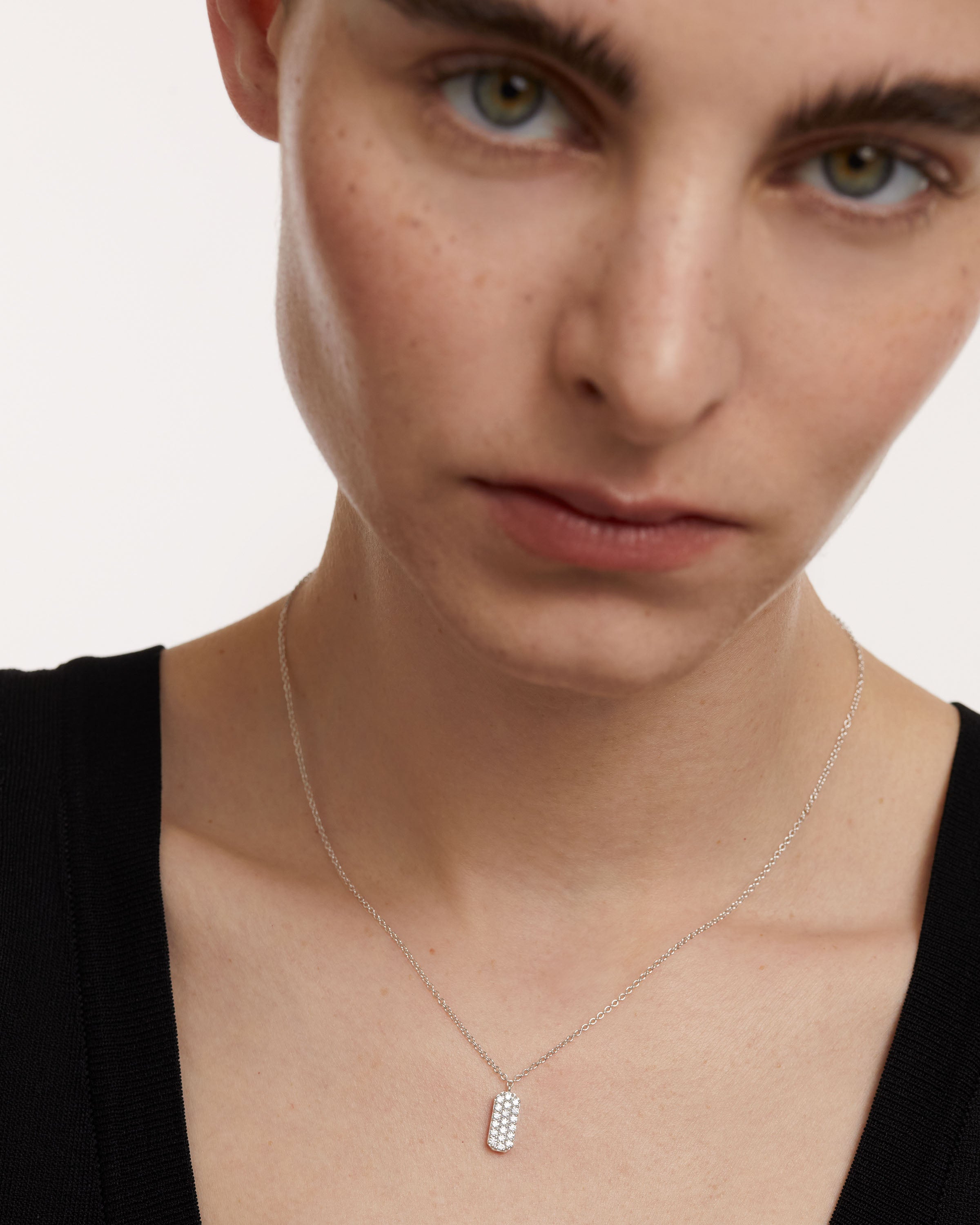 Icy Silver Necklace for Women - Elegant Sterling Silver Pendant Jewelry Gift for Her - Perfect for Parties, Weddings & Everyday Wear