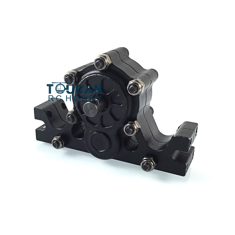 TOUCAN Metal Transfer Case Replacement Part for 1/14 TAMIYA RC Tractor Truck - Heavy Duty Upgrade for Radio Controlled Car Hobby Models - Perfect for Off-Road Crawling & DIY RC Enthusiasts