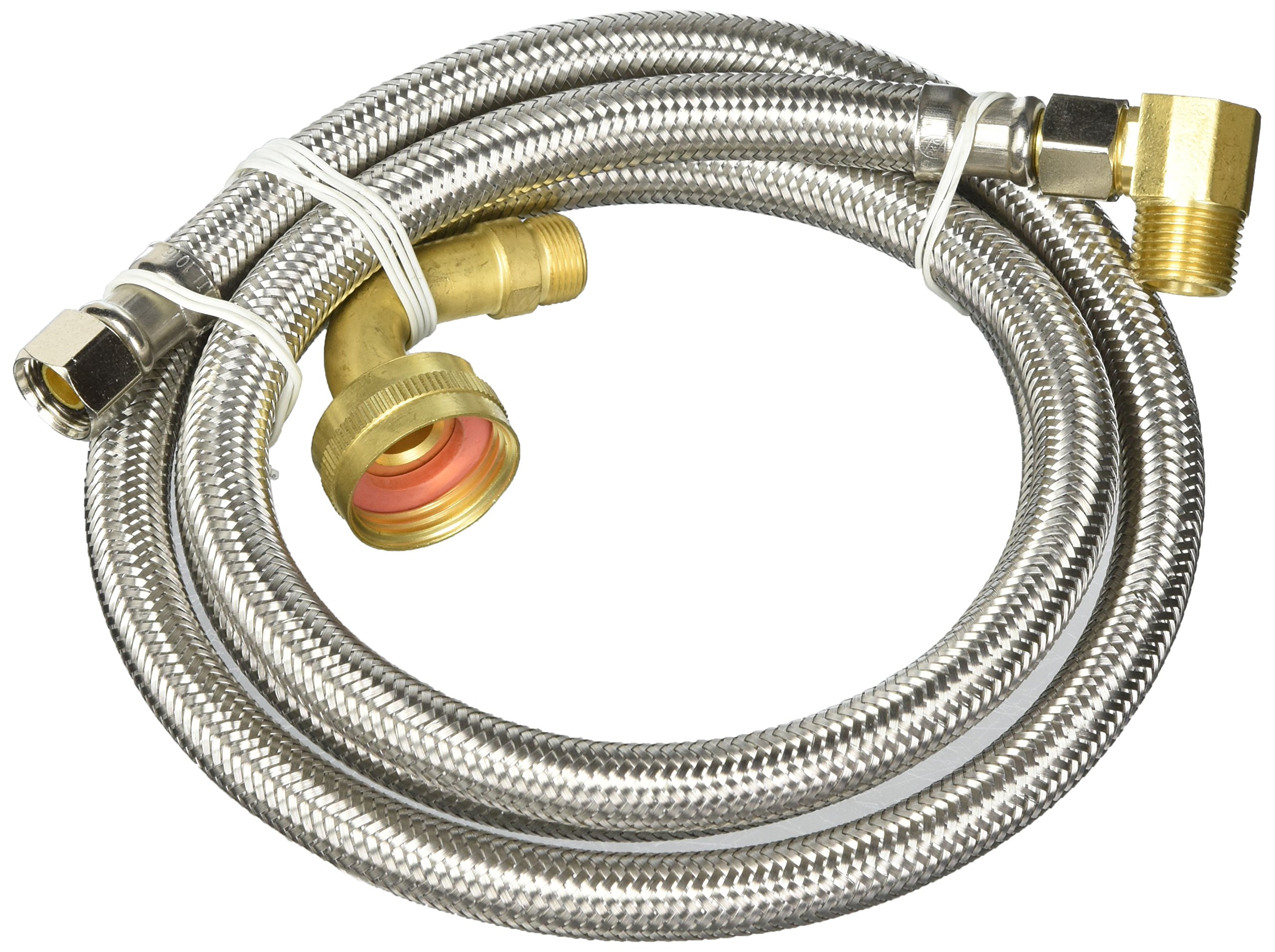 Plumb Pak PP23833 Stainless Steel Dishwasher Connector - 3/8