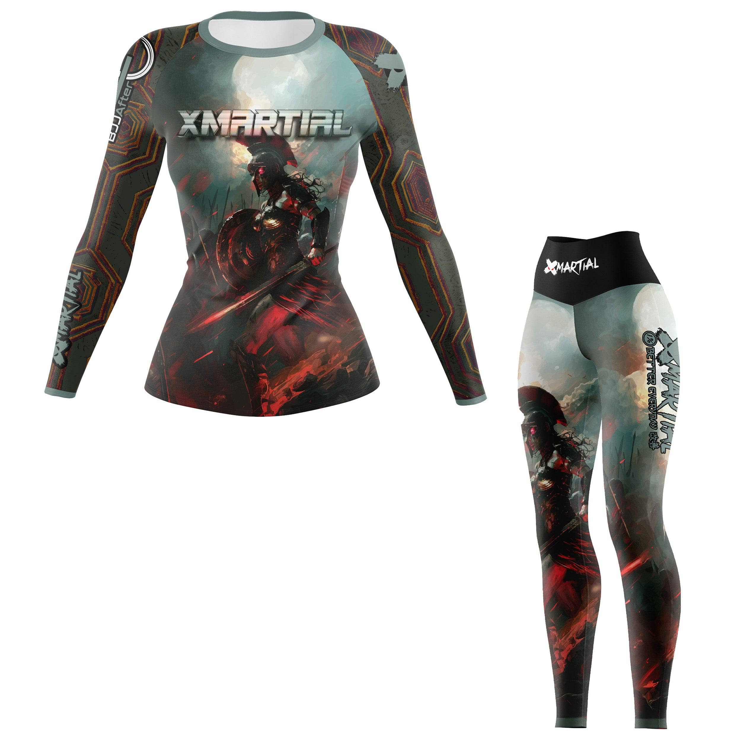 BJJ Rash Guard for Women Over 40 - Long Sleeve Compression Shirt for Brazilian Jiu-Jitsu Training - Perfect for MMA, Grappling & No-Gi Workouts