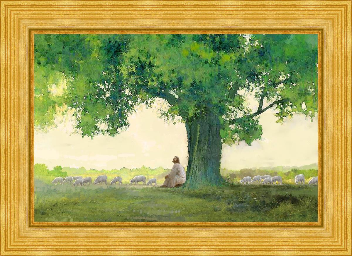 Morning Solace By Yongsung Kim - Inspirational Christian Wall Art for Home & Office Decor - Perfect for Living Room, Bedroom, or Gift