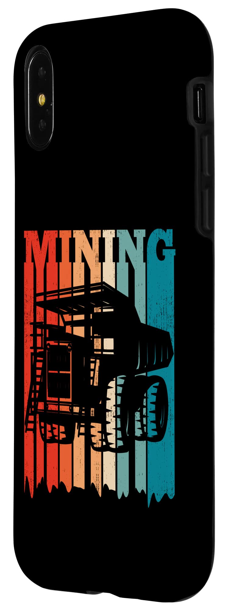 iPhone X/XS Mining Engineer Case - Durable Protective Phone Cover for Engineers & Miners - Perfect for Work, Outdoor & Industrial Use