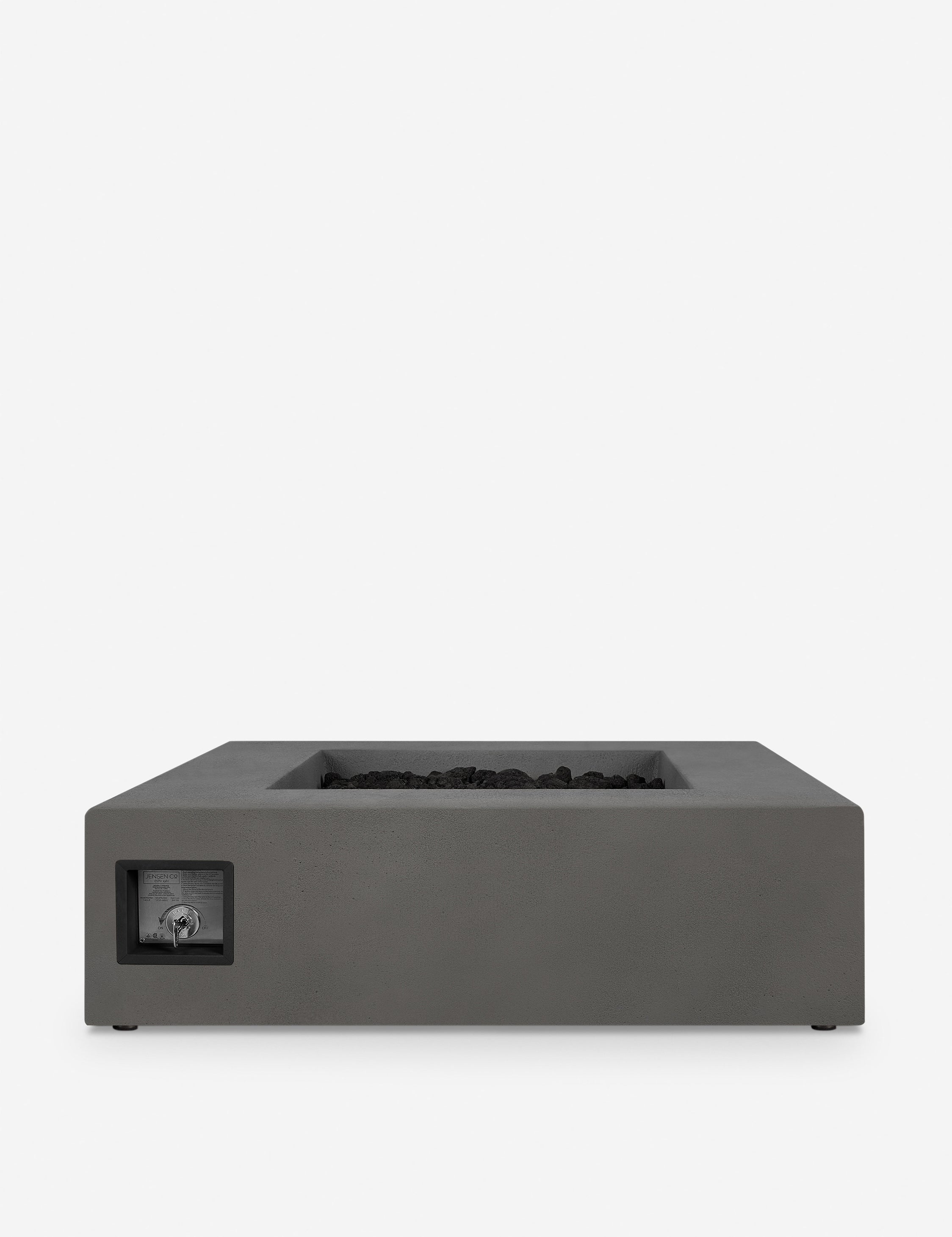 Auberon Outdoor Fire Table - Modern Patio Fire Pit for Backyard, Garden, and Deck - Perfect for Camping, BBQ, and Relaxing Evenings