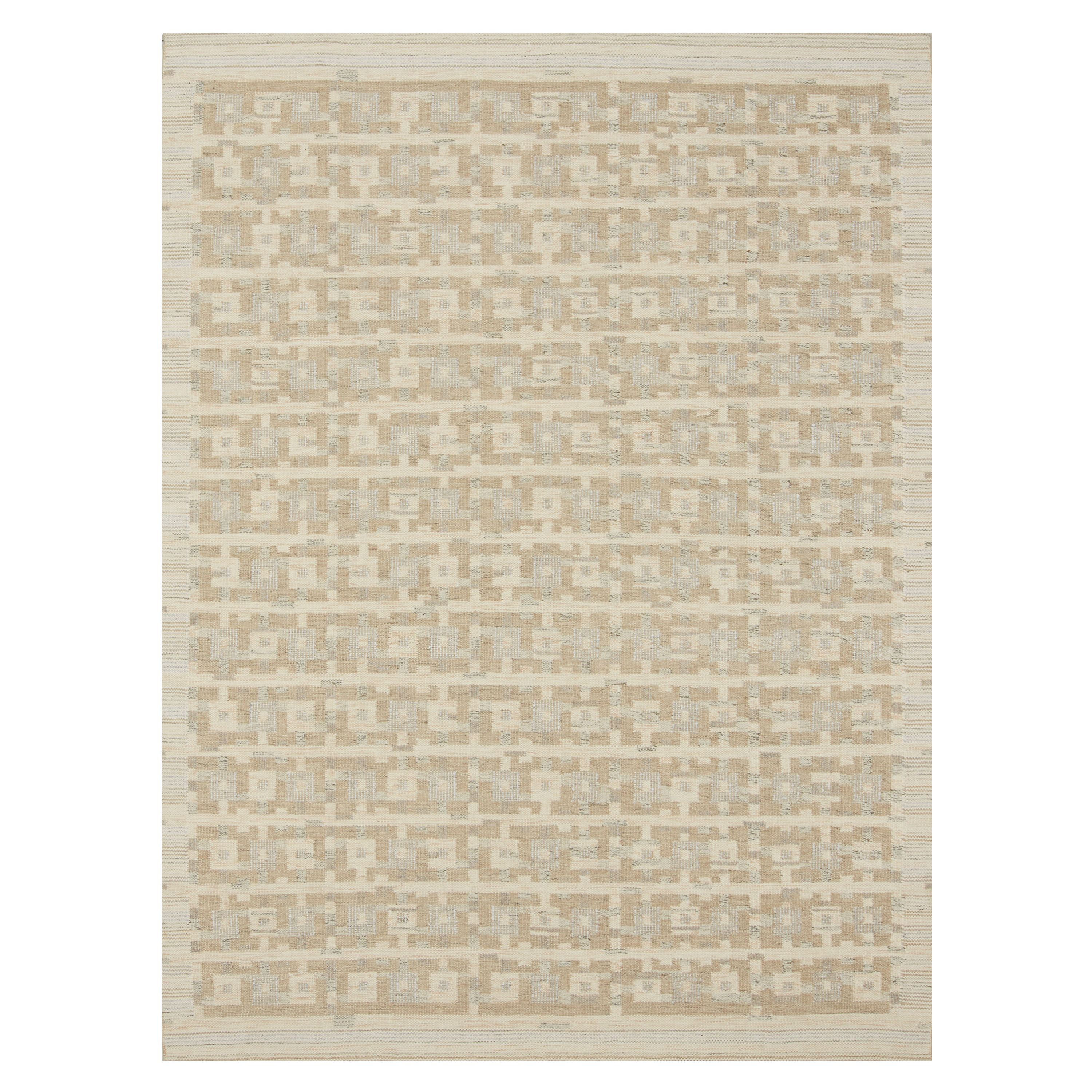 Boras Ivory/Beige Area Rug - Soft and Durable Handmade Vintage Style Rug for Living Room, Bedroom, Dining Room | Perfect for Home Decor and Cozy Spaces