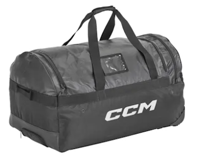 CCM 480 Wheel Bag for Senior Hockey Players - Durable Hockey Equipment Bag with Wheels for Easy Transport - Perfect for Games, Practices, and Travel