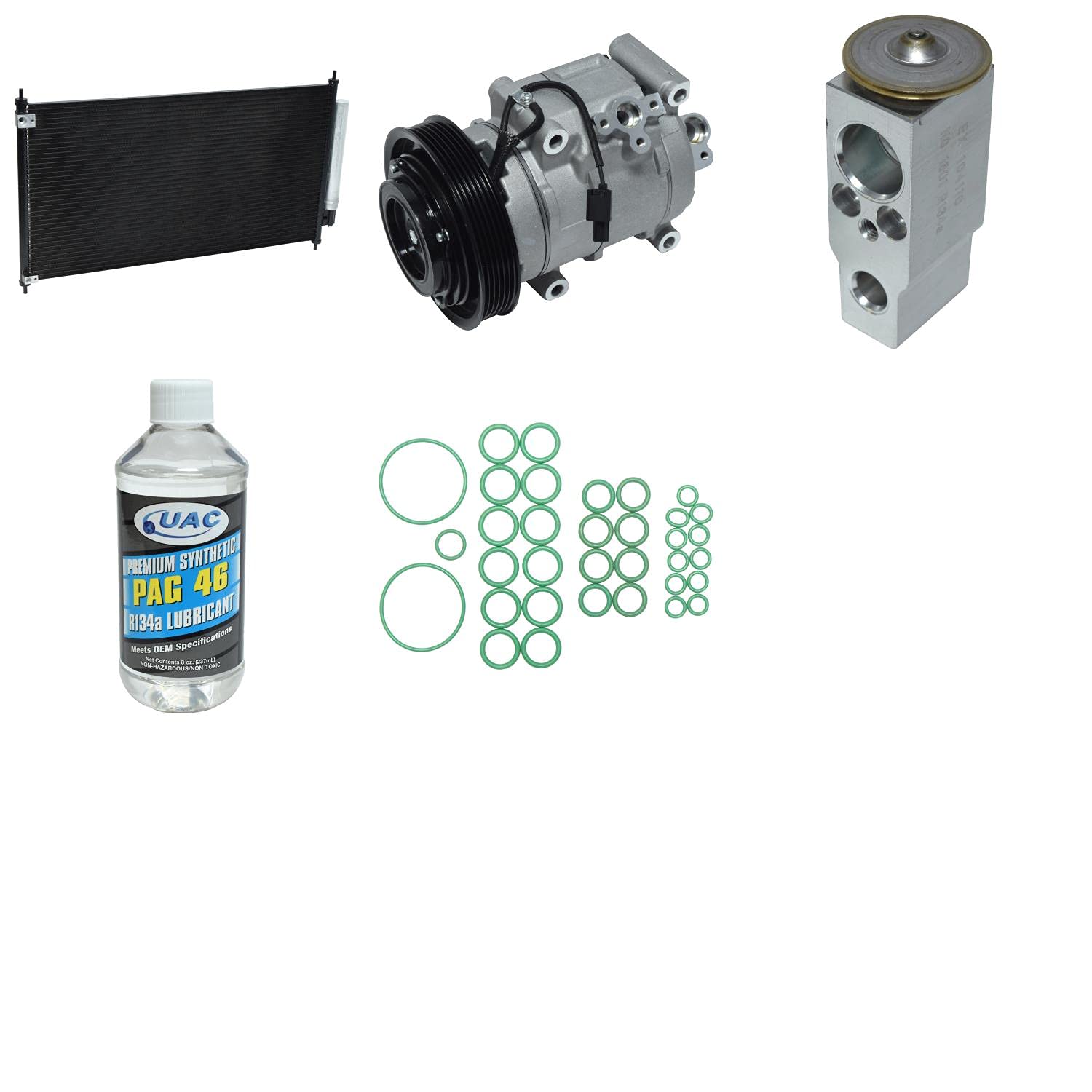 HVAC A/C Compressor and Condenser Replacement Kit - Compatible with [Vehicle Models] - High Performance Auto Cooling System Parts for Home Mechanics & Professional Repair Shops - Perfect for Summer AC Maintenance and Car Overheating Prevention