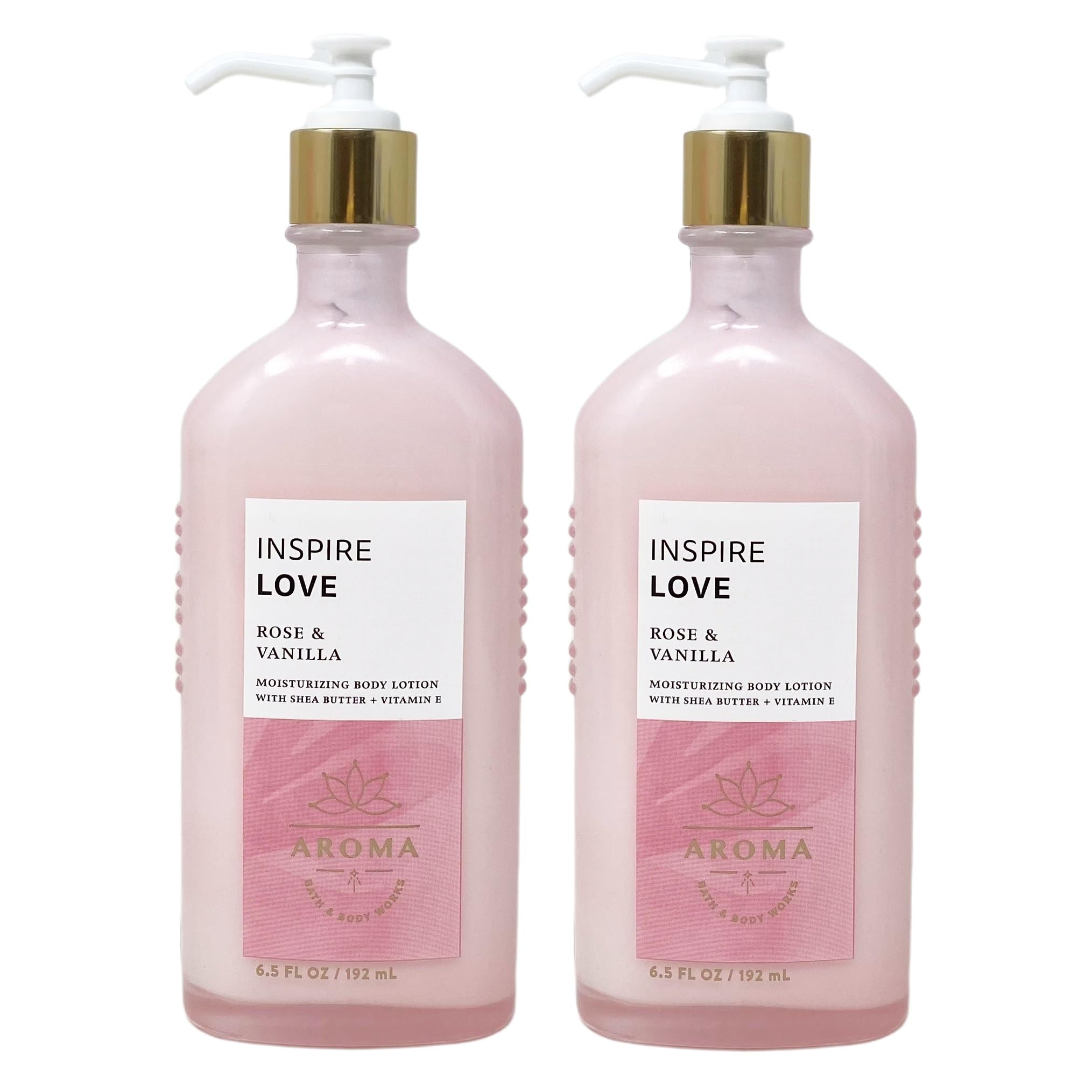 Rose & Vanilla Moisturizing Body Lotion 2-Pack (6.5 fl oz Each) - Hydrating & Fragrant for Dry Skin - Perfect for Daily Use, Gift Sets & Spa Days