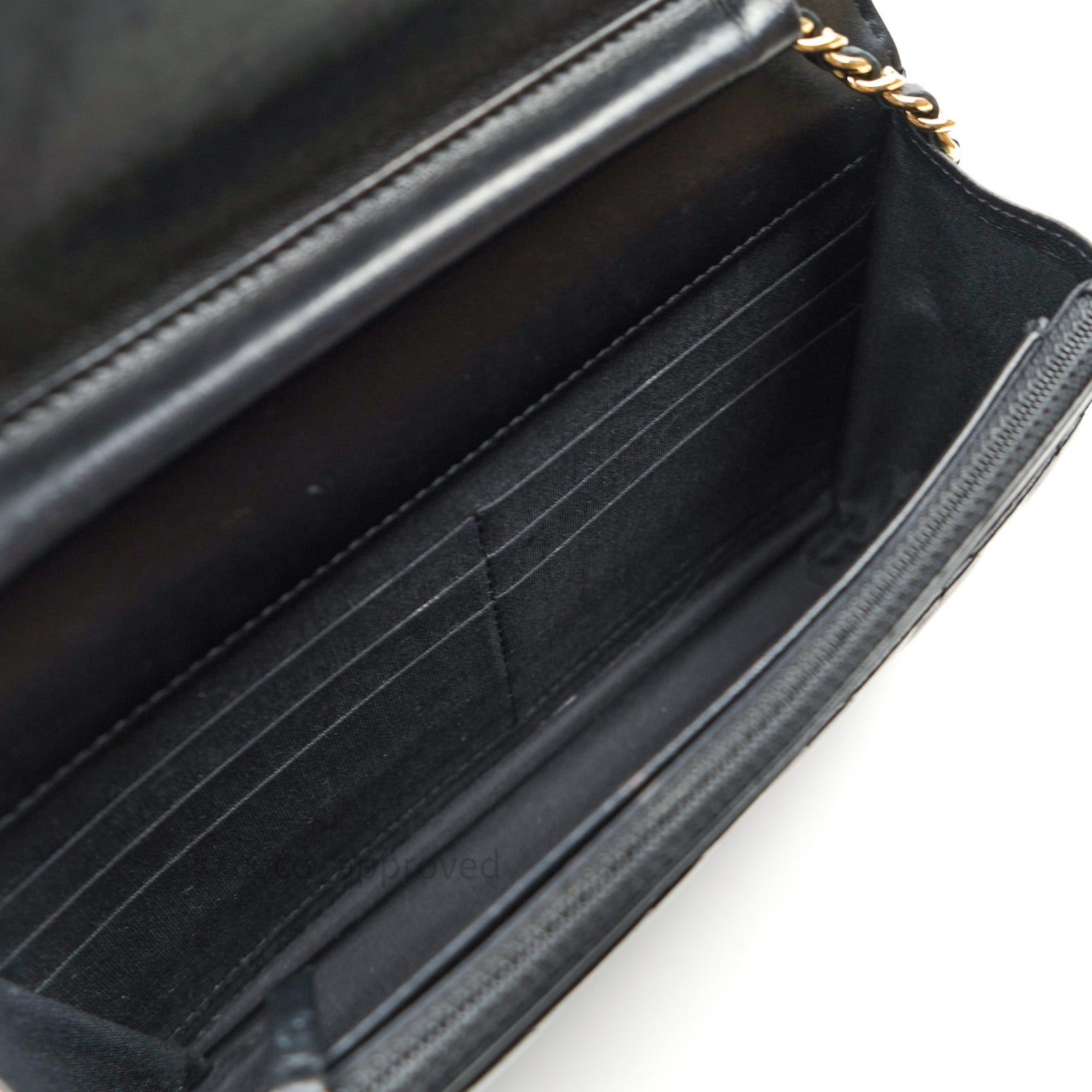 Chanel Boy Wallet on Chain WOC Black Lambskin Gold Hardware - Luxury Crossbody Bag for Women, Perfect for Evening Parties & Daily Use