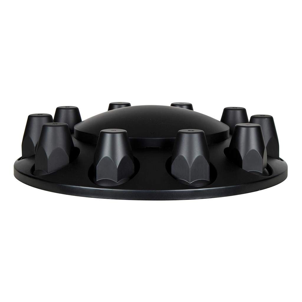 33MM Thread Matte Black Dome Axle Cover Combo Kit with Nut Cover Tool - Perfect for Car Wheel Maintenance & Customization