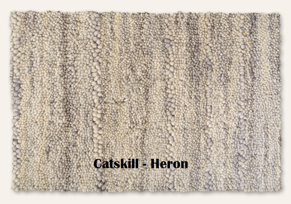EarthWeave OranoSoftColors Natural Wool Carpet - Catskill Pattern - 13ft 2in Wide Eco-Friendly Rug for Living Room & Bedroom