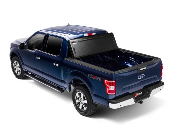 Ford Bronco BAK Flip FiberMax Tonneau Cover for F-150 5.5ft Bed - Durable Truck Bed Cover for Weather Protection & Cargo Security - Perfect for Camping, Hauling & Outdoor Adventures