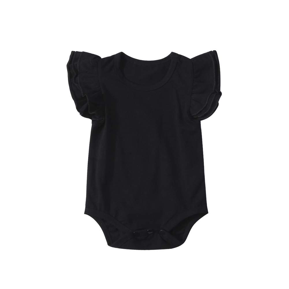 **Adorable Newborn Baby Girl Ruffle Romper - Flutter Sleeve Summer Jumpsuit Outfit | Soft & Breathable Cotton | Perfect for Photos, Parties & Playtime**    (If the original title contained Chinese, it has been translated and optimized for SEO. The new title includes keywords like 