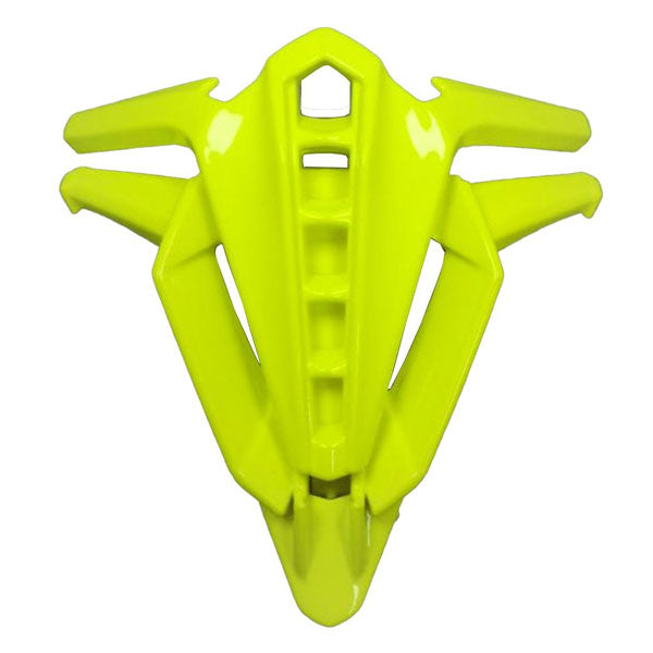 Airoh Yellow Ventilated Chin Guard for Aviator & Twist Motorcycle Helmets - Enhanced Airflow for Comfortable Riding in Hot Weather