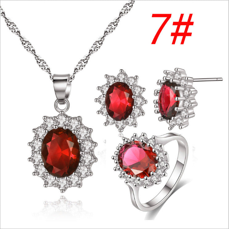 Sunflower Jewelry Set - Gold Plated Necklace, Ring & Stud Earrings for Women | Bridal Jewelry & Everyday Wear | Perfect for Weddings, Anniversaries & Gifts