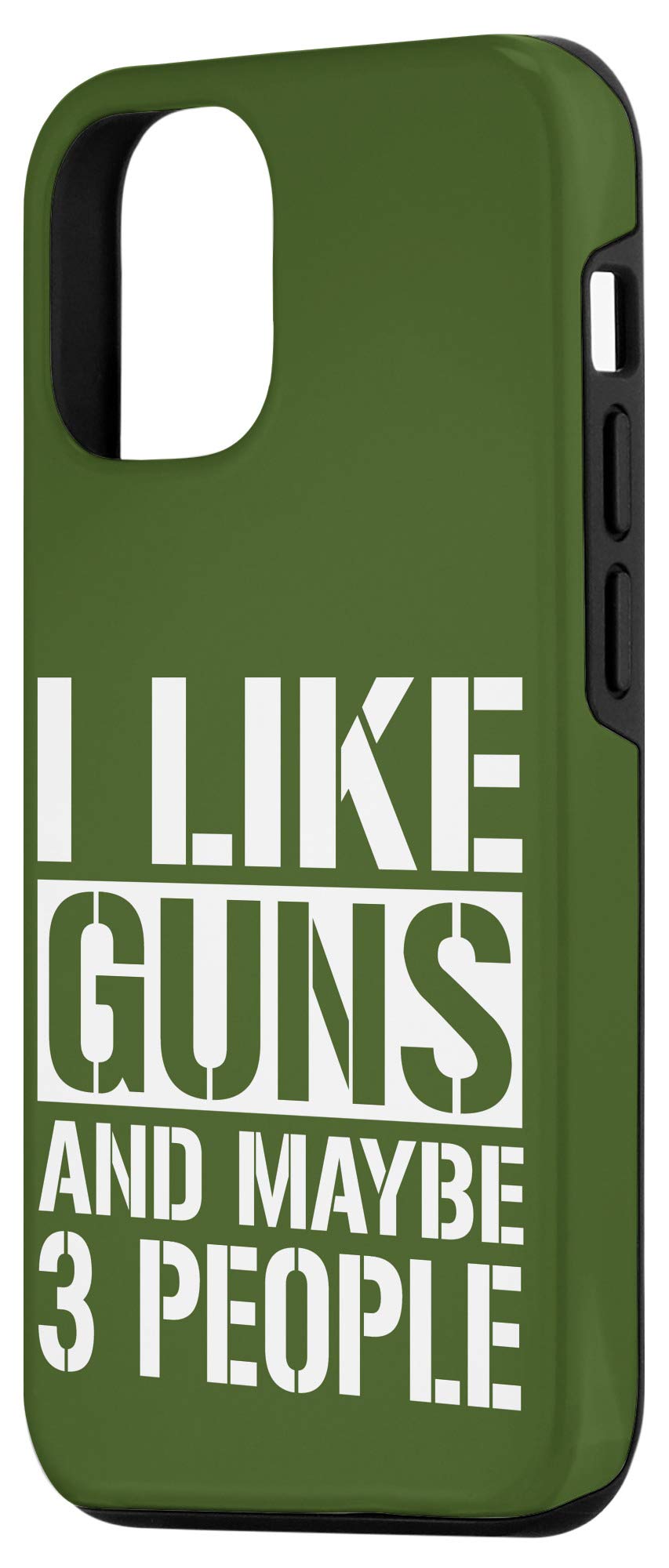 iPhone 12/12 Pro Gun Enthusiast Case - Perfect Gift for Men & Women Who Love Guns - Durable Protective Phone Cover for Hunting, Shooting Range & Outdoor Activities