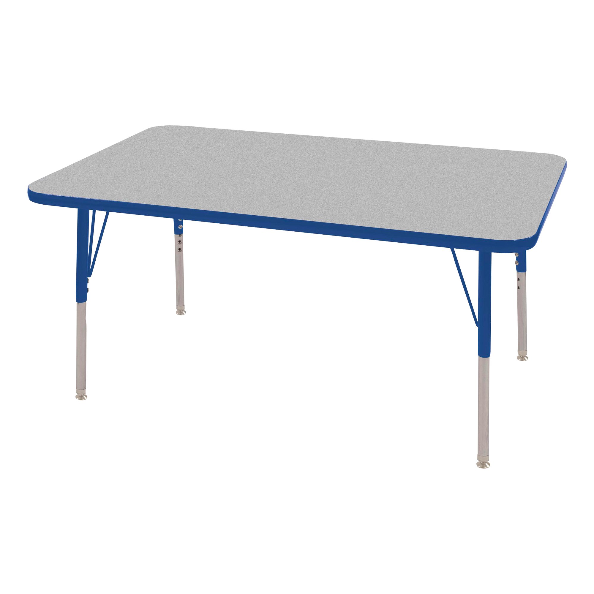 Adjustable Height Classroom Activity Table for Kids & Adults - Durable Rectangular Study Desk for School, Home & Office Use - Perfect for Learning, Crafts & Group Projects