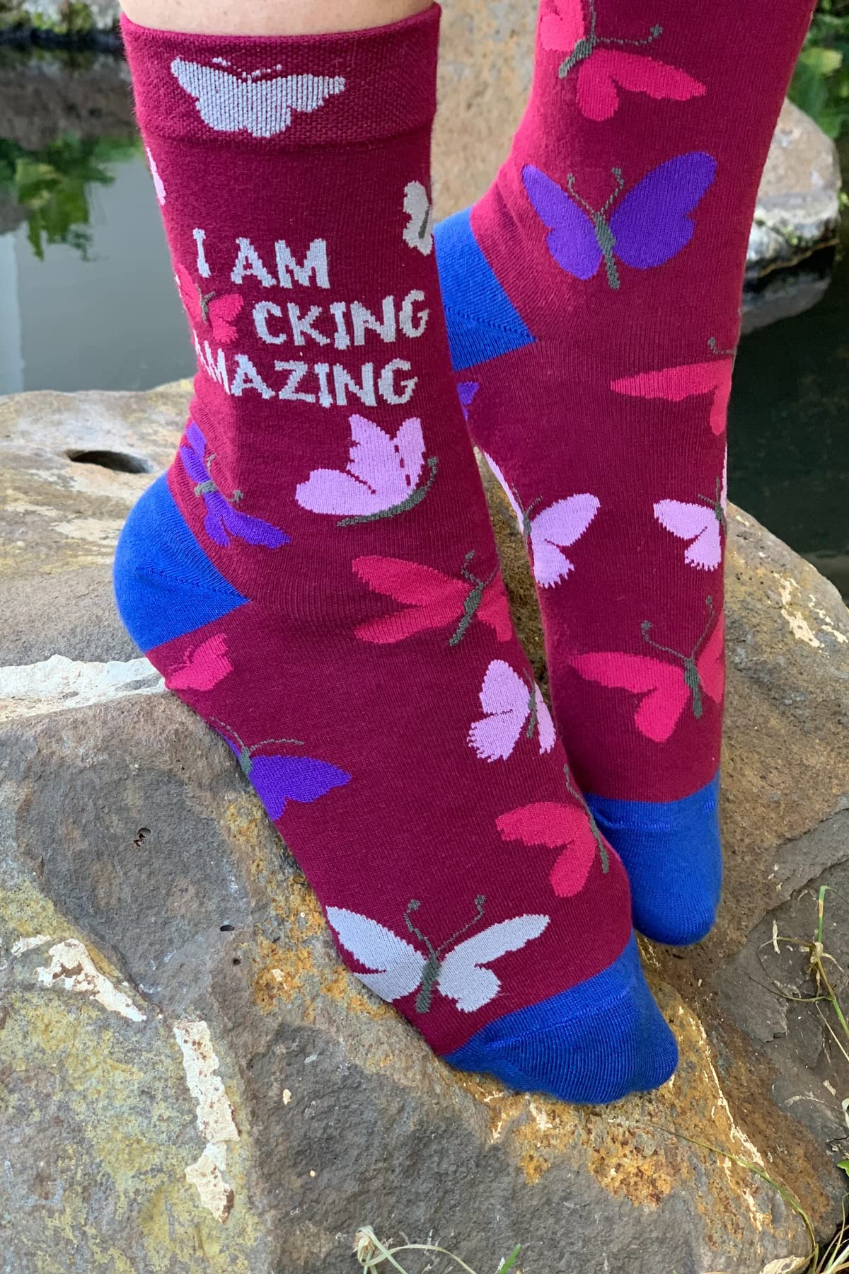 Cheerful Women's Fun Socks - Best Postpartum Gift for New Moms - Inspirational Girl Power Gifts - Perfect for Relaxation, Self-Care & Everyday Comfort