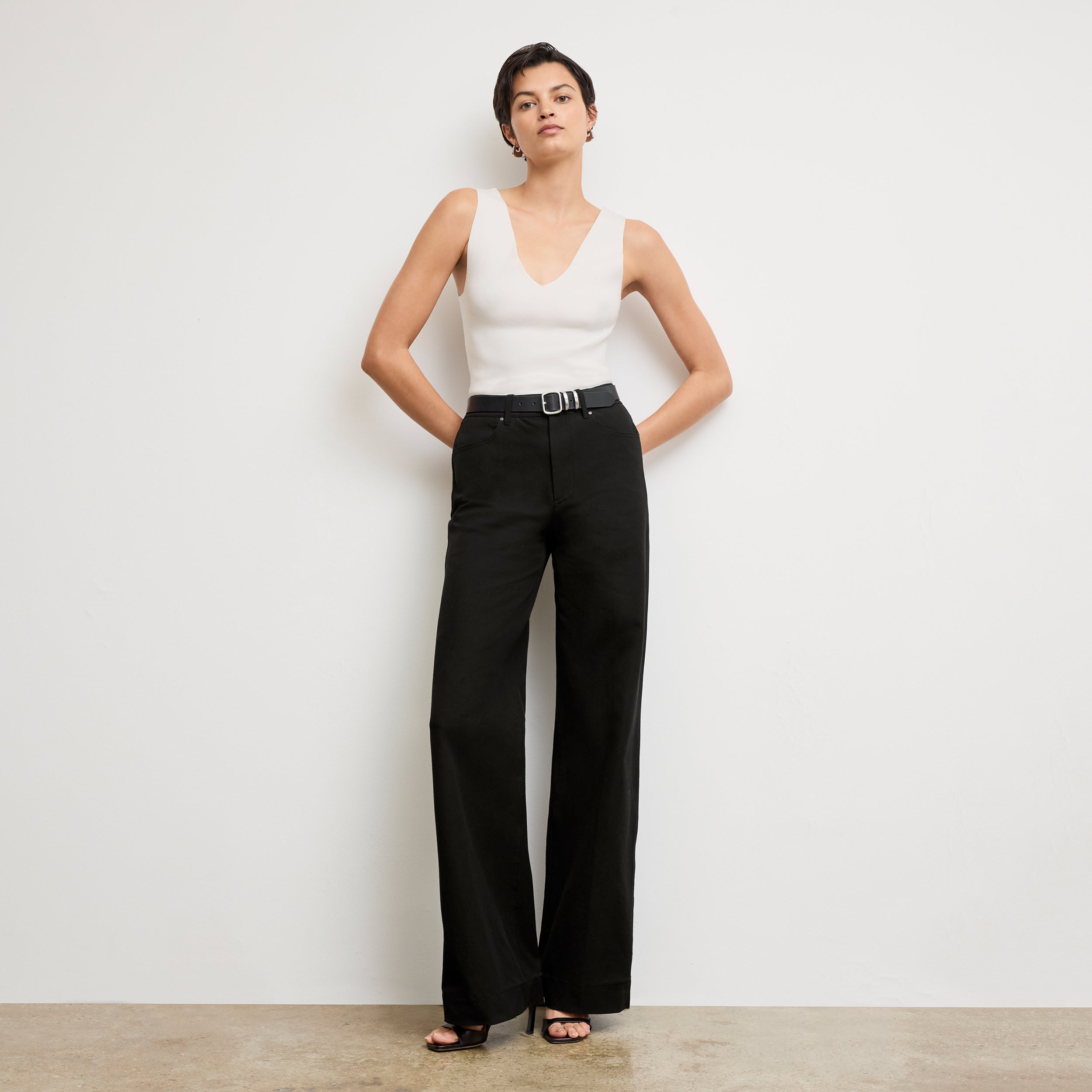 Milo Wide Leg Eco-Friendly Jeans - Better Than Denim in Black | Sustainable Fashion for Women, Casual Wear & Everyday Comfort