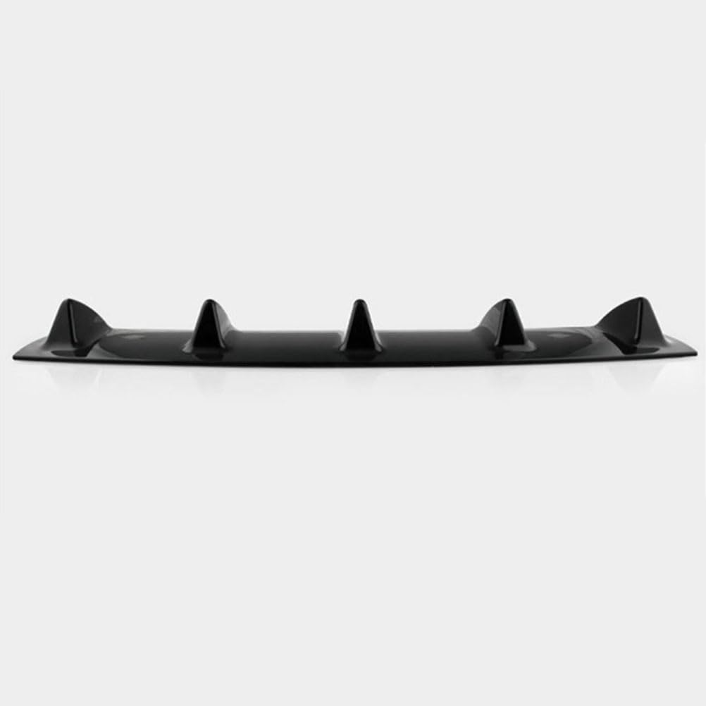 Vosarea Universal Rear Bumper Diffuser - 5 Shark Fin Design Car Chassis Deflector & Bumper Lip Kit (23x6 inches) for Enhanced Aerodynamics & Sporty Styling - Perfect for Car Enthusiasts & Modified Vehicles