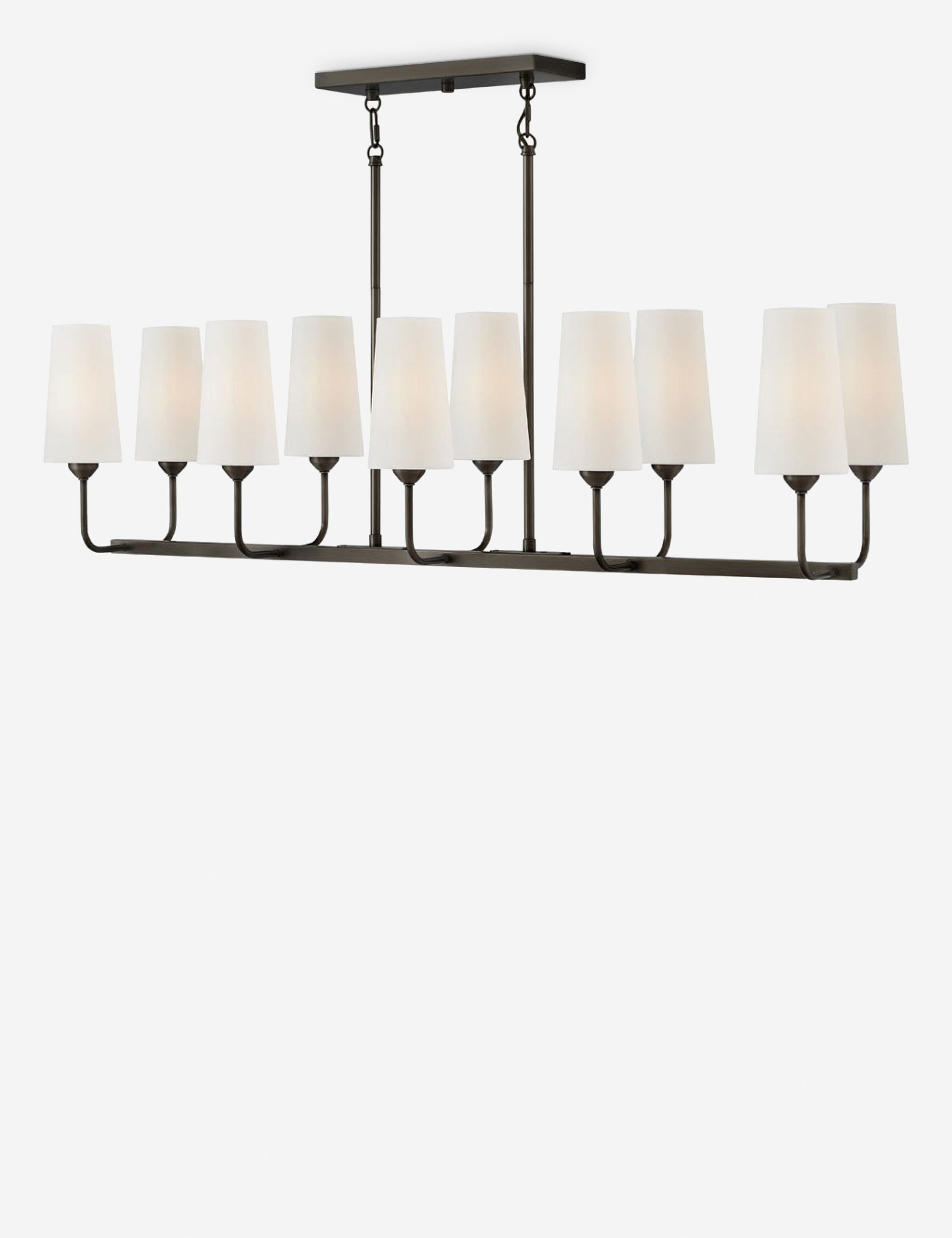Dabney Linear Chandelier - Modern LED Pendant Light Fixture for Dining Room, Kitchen Island & Bedroom Lighting | Energy Efficient & Sleek Design