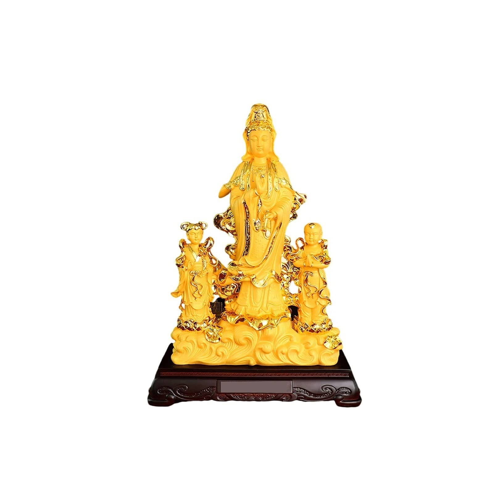 Meditating Buddha Statue - Handcrafted Resin Zen Sculpture for Home, Garden & Patio Decor | Indoor & Outdoor Buddhist Figurine | Perfect for Meditation Spaces, Yoga Rooms & Asian-Themed Landscaping