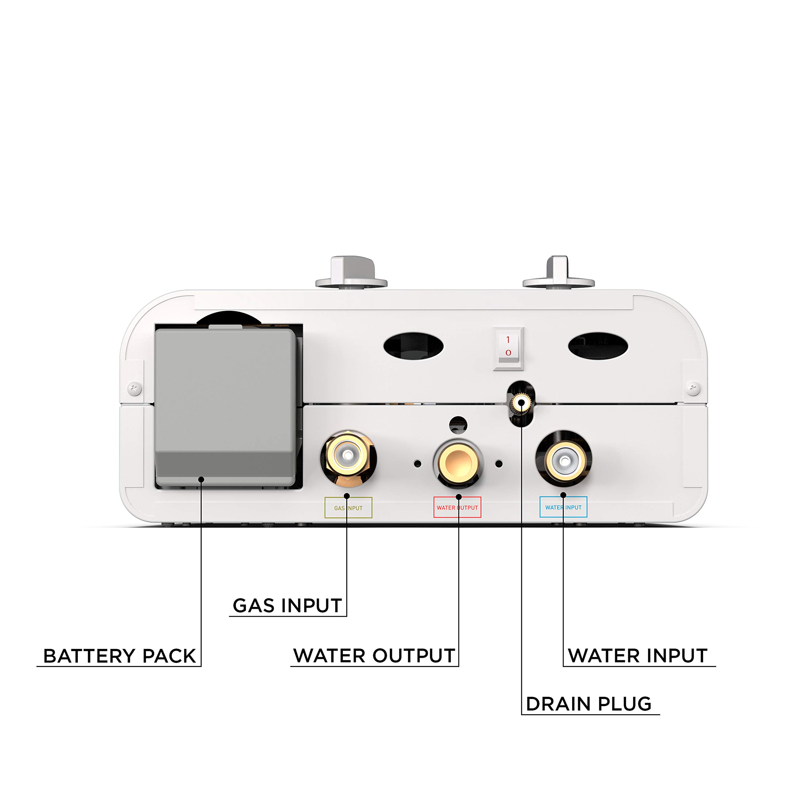 Eccotemp L5 1.5 GPM Portable Outdoor Tankless Water Heater - Instant Hot Water for Camping, RV, Off-Grid Living & Outdoor Showers
