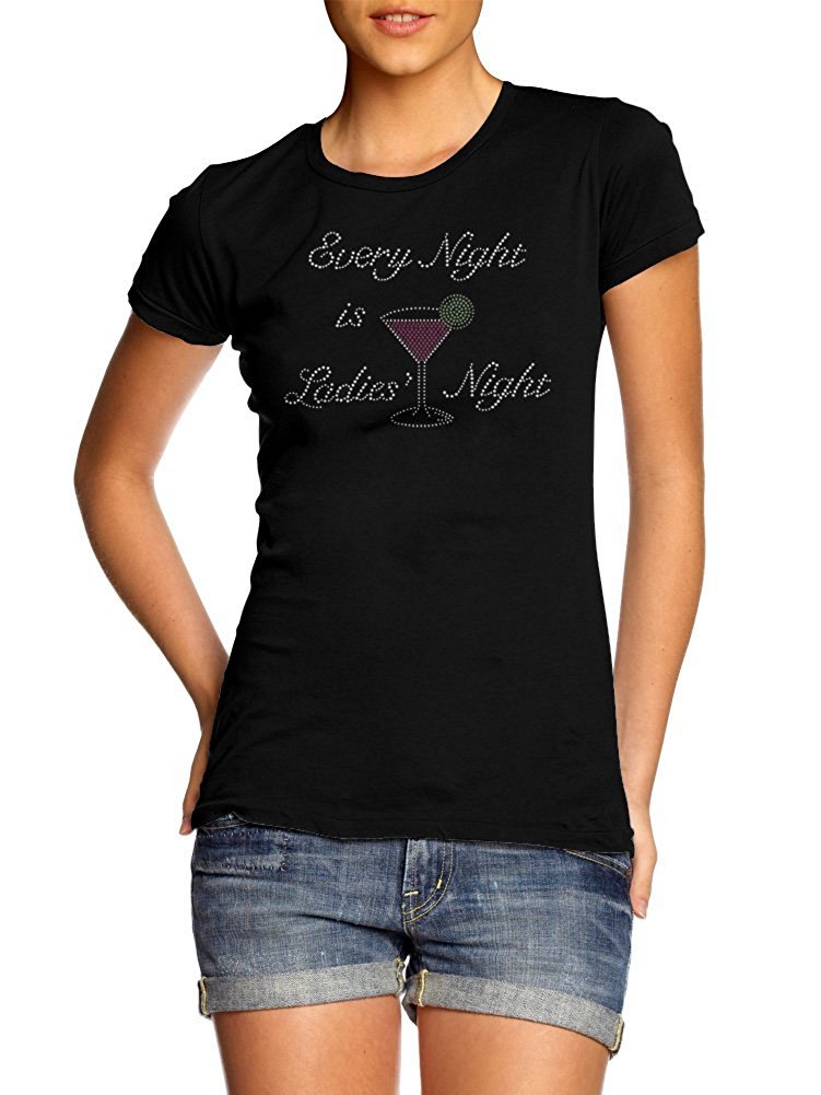 Ladies Night T-Shirt - Women's Girly Tee for Parties, Girls Night Out & Casual Wear
