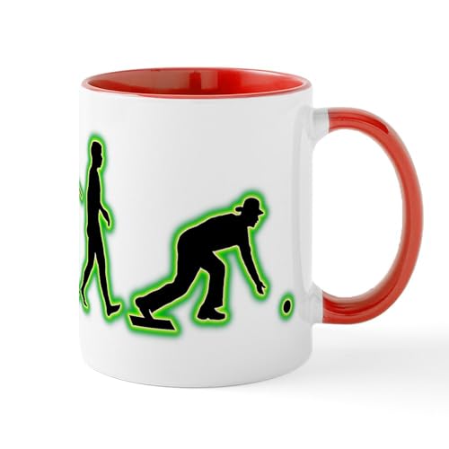 White/Red Inside - Lawn Bowling Mug